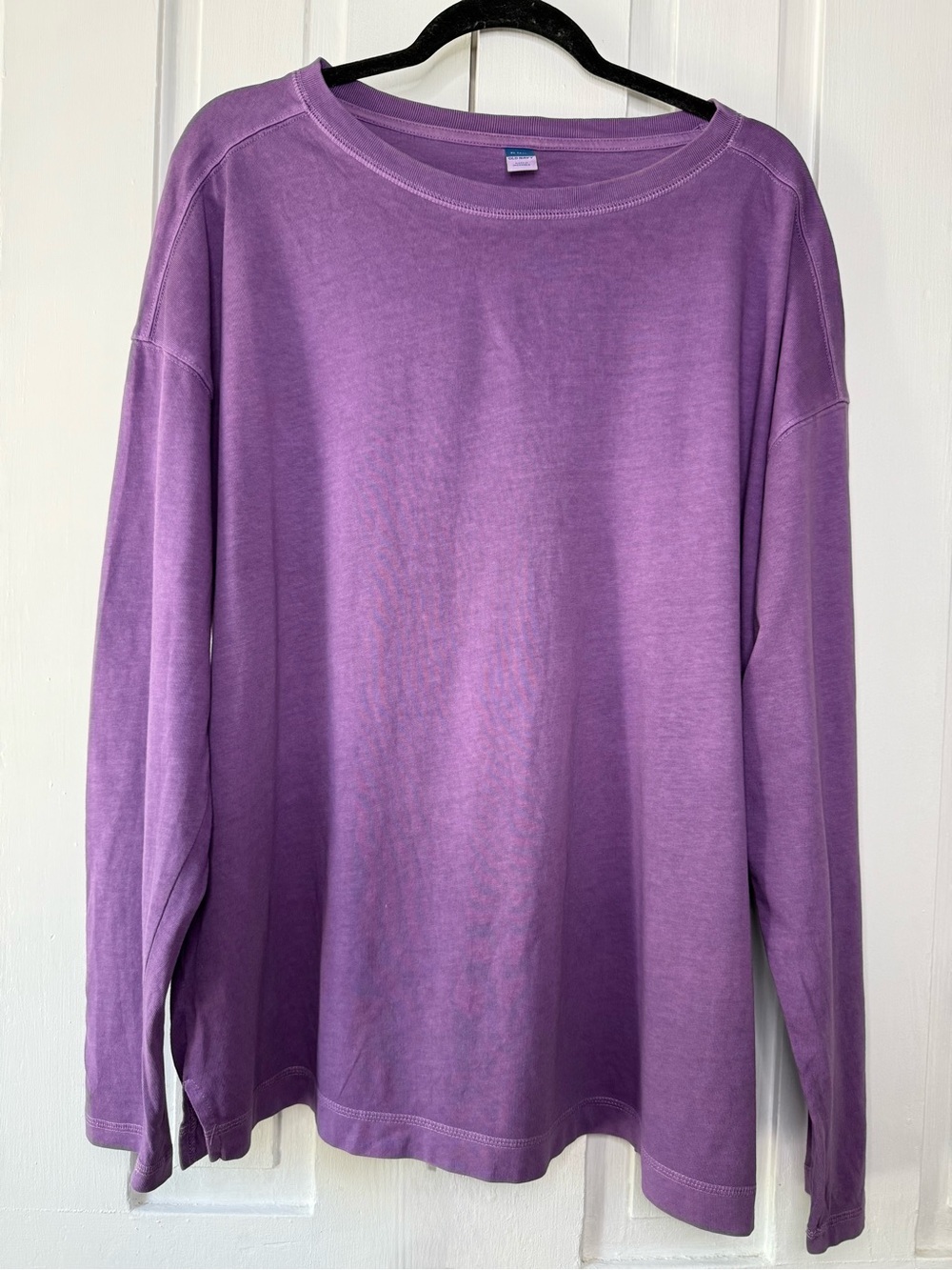 Old Navy Vintage Loose Long Sleeve Tee Astro Plum Purple - XL Tall